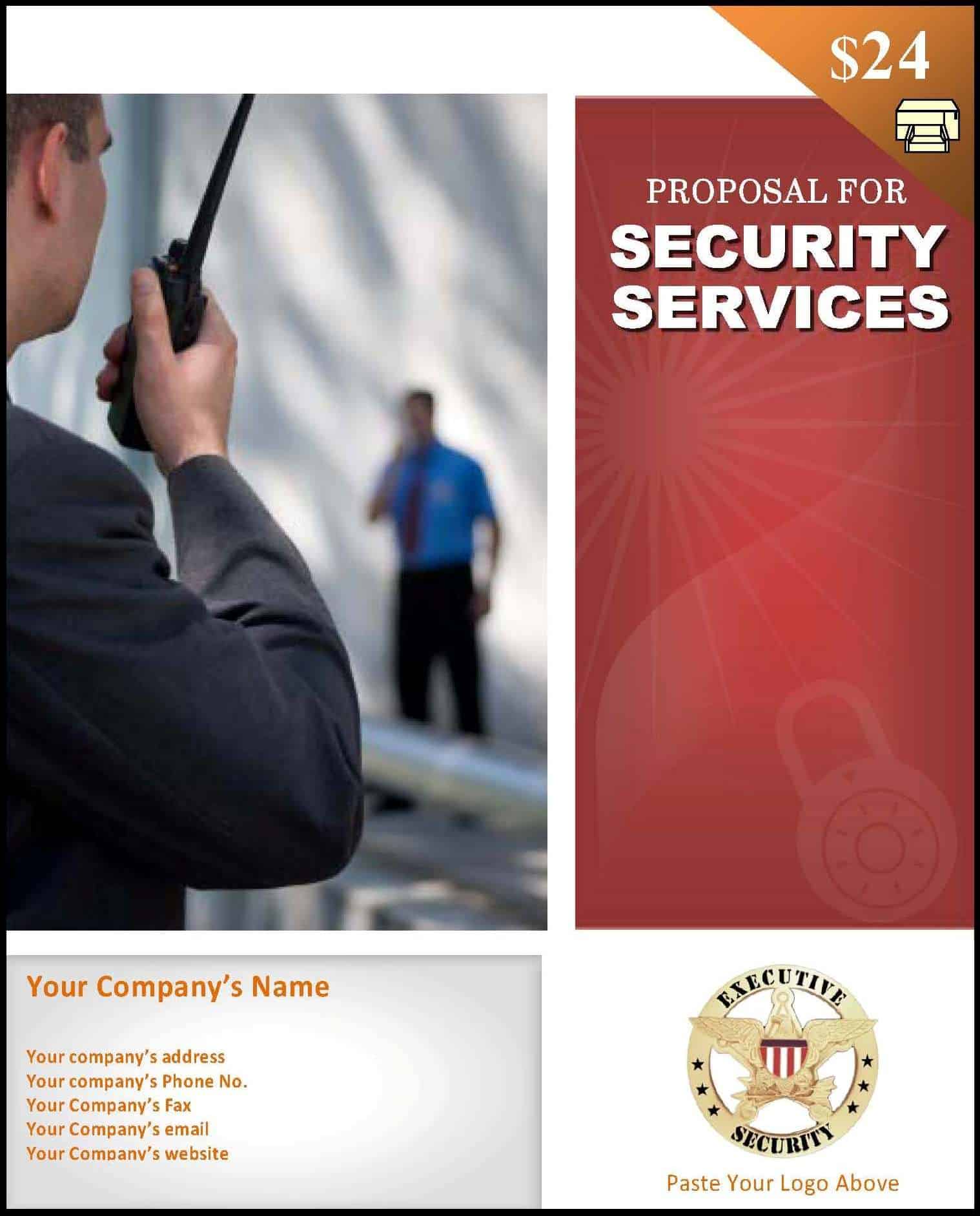 security services presentation template